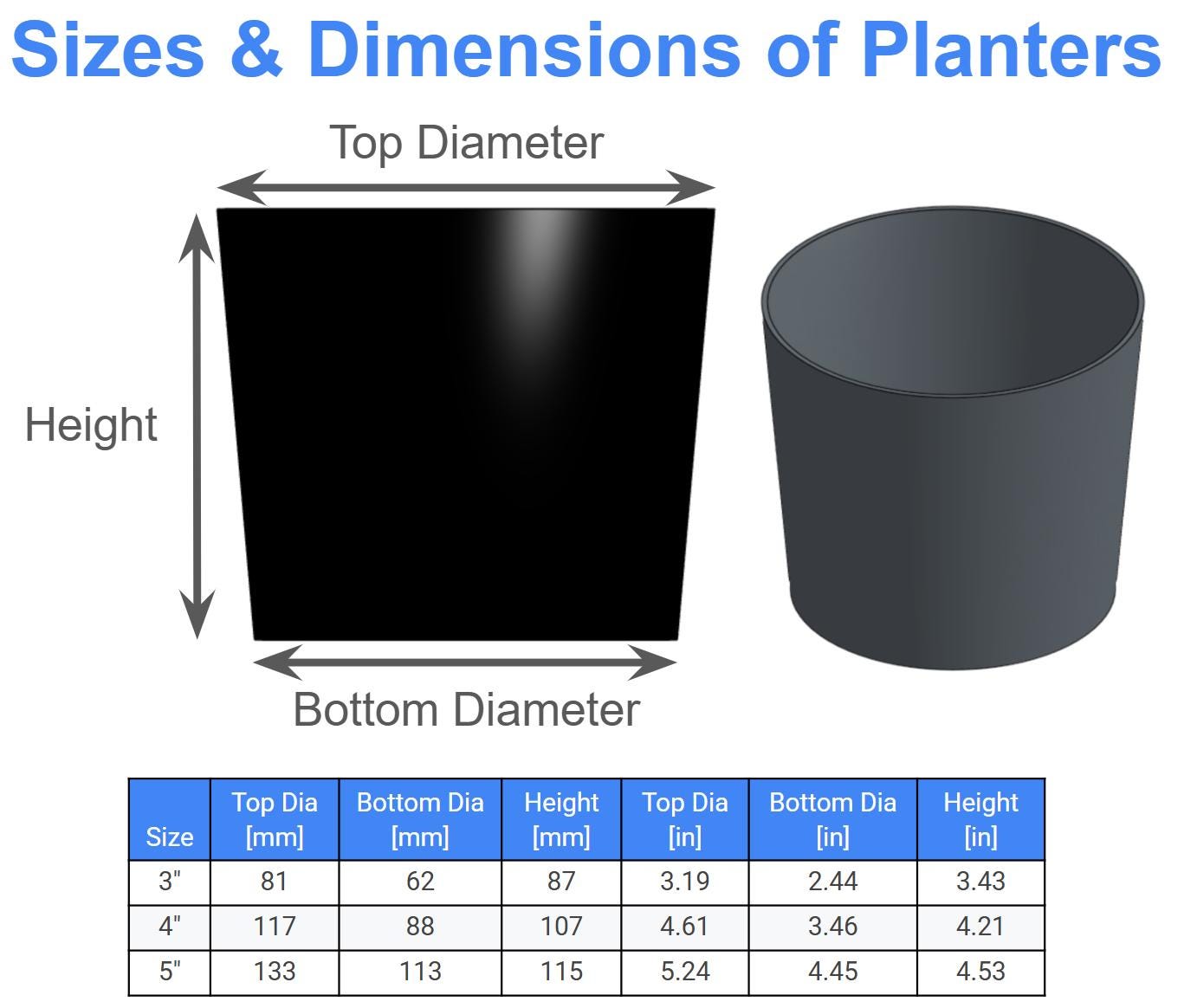 HexT Planter: Modern Twist PETG Plant Pot with Drainage
